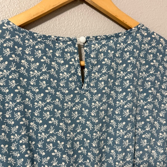 Prettygarden Chic Blue Floral Maxi Dress Size XL - Picture 4 of 6